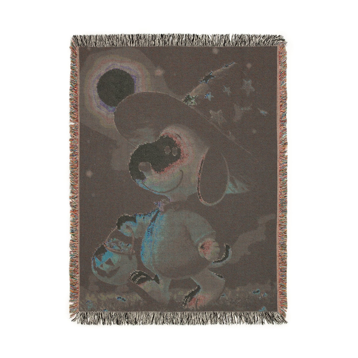 Woven Blanket - Snoopy Halloween