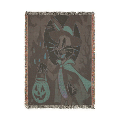 Woven Blanket - Buggs Bunny Halloween