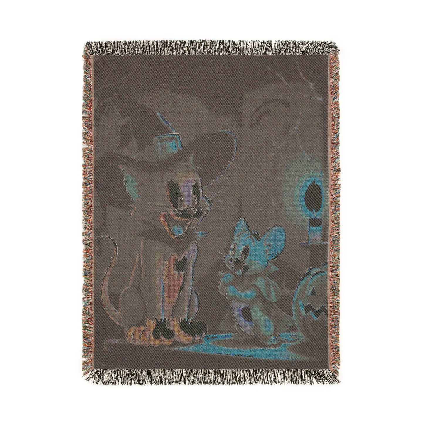 Woven Blanket - Tom and Jerry Halloween