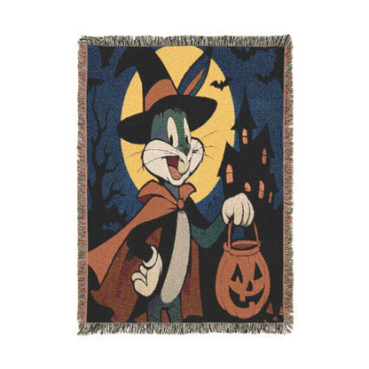 Woven Blanket - Buggs Bunny Halloween